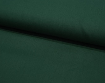 Uni Baumwolle - Dunkelgrün / Dark Green * 0,5 Meter