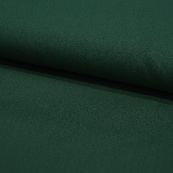 Uni Baumwolle - Dunkelgrün / Dark Green * 0,5 Meter