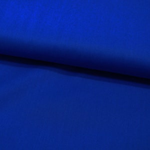 Baumwolle Uni - Royalblau * 0,5 Meter