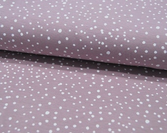 JERSEY - Dots Dusty Rose - Punkte - 0,5m