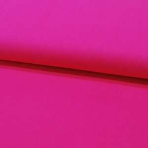 Baumwolle Uni - Pink * 0,5 Meter