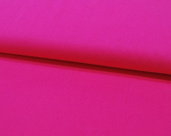 Baumwolle Uni - Pink * 0,5 Meter