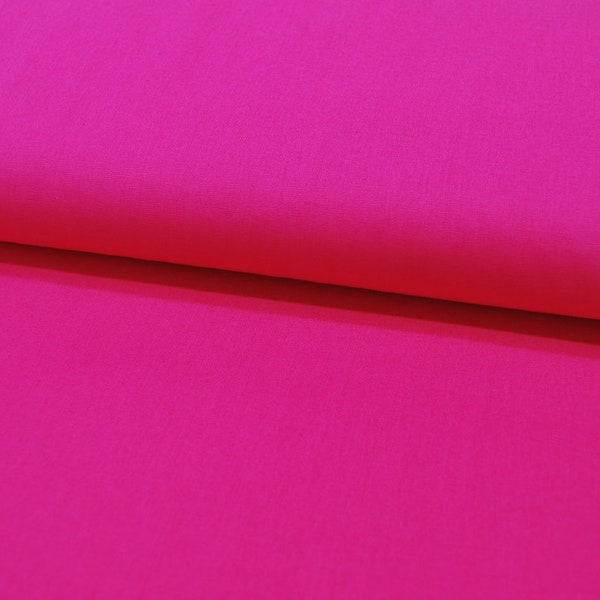 Baumwolle Uni - Pink * 0,5 Meter