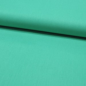 Uni Baumwolle - Pfefferminz* 0,5 Meter