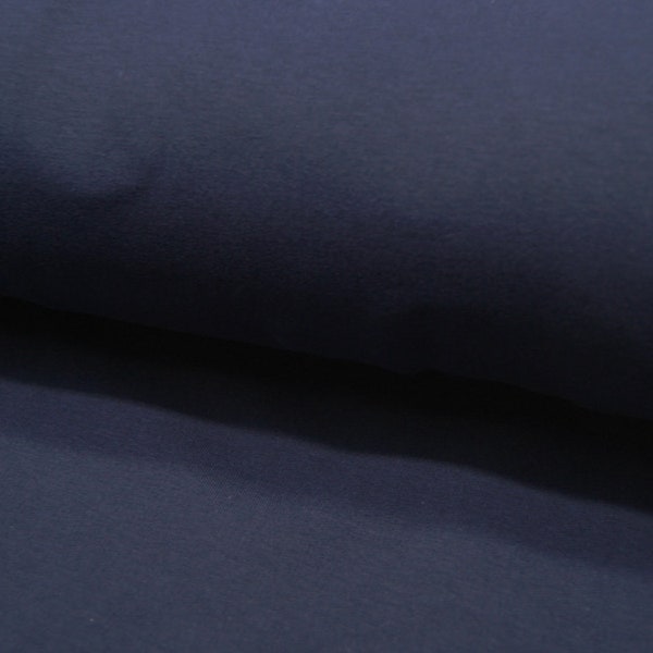 Sweat - BIO - Soft Sweat in Navy / Dunkelblau - 0.5 Meter