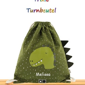 Gym bag / sports bag customizable by Trixie Mr. Dino image 3