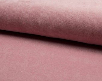 Fine corduroy jersey dusky pink