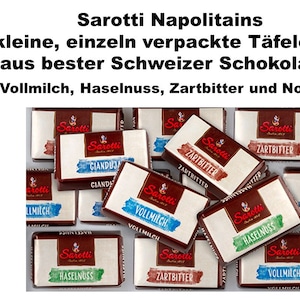 40 Schokoladentäfelchen SAROTTI personalisierte Gastgeschenke Geburtstag jeder Anlass Bild 7