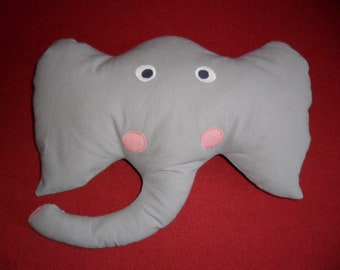 Elephant cuddly pillow in 2 versions with free personalization