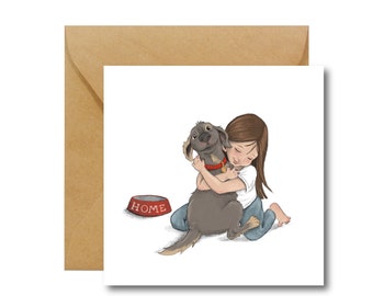 Greeting Card | Birthday Card | Dog Lovers | The dog's life | Ecological Paper