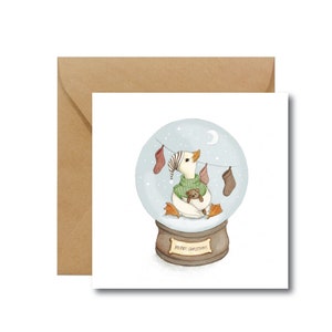 WEIHNACHTSKARTE | Karte mit Gans | Grußkarte | Ökologisches Papier | Öko-Karte