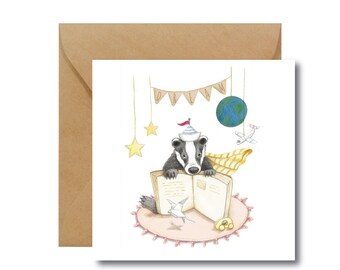 DREAM | Birthday Card | Baby Birthday Card | Greeting Card | Ecological Paper | Eco card | Baby Shower