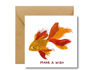 Make a Wish Greeting Card | Ecological Paper