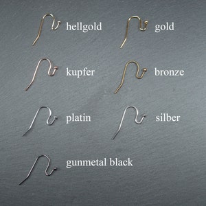 10 pairs of ear hooks, color selectable, leverbacks, 10331