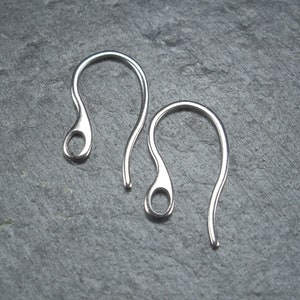 5 pairs of ear hooks, stainless steel, leverbacks, 10169