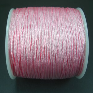 0.39EUR/1 m | 10 meters of macrame ribbon 0.8 mm, baby pink, 10103