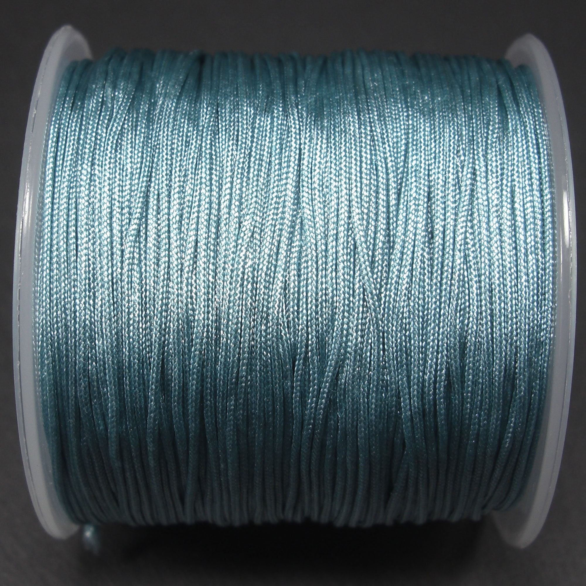 0.39EUR/1 m | 10 meters macrame ribbon 0.8 mm, aqua, 10788