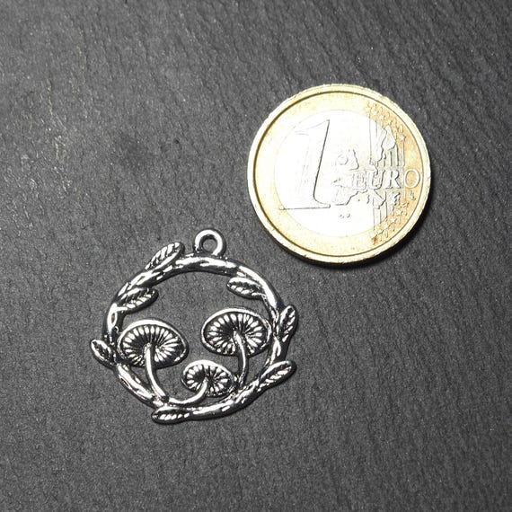 10 Pièces Anciens Réglages Cabochon Feuille D'argent Pour Diamètre 20 Mm
