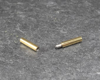 1 Verschluss, Bajonettverschluss, 304 Edelstahl, ionenvergoldet  für 1,5 mm Band, 10723