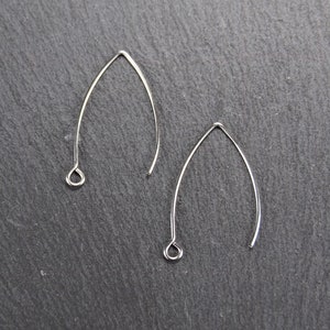 5 pairs of ear hooks, surgical stainless steel, 10856