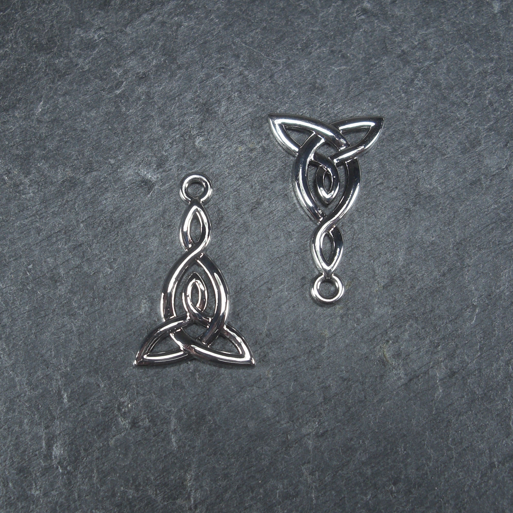 1 Celtic Knot Pendant, Platinum-coloured, 10395 - Etsy