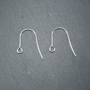 5 pairs of ear hooks, surgical stainless steel, leverbacks, 10462