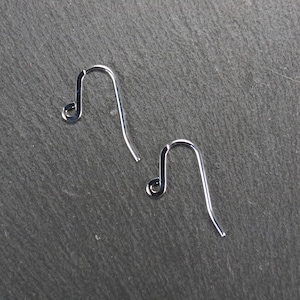 5 pairs of stainless steel ear hooks, 10877