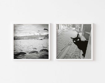Fotoserie "Istanbul", 2 kunstafdrukken, foto's, 20 x 20 cm, oningelijst, fotocadeau