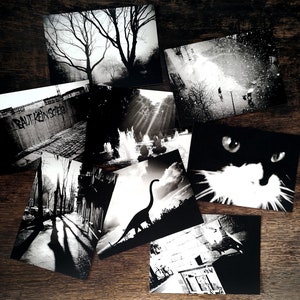 Fotografieserie "Berlin II", 8 kaarten, DIN A6, 105 x 148 mm, zwart en wit met sepia-effect