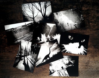 Photography series "Berlin II", 8 cards, DIN A6, 105 x 148 mm, black and white with sepia effect