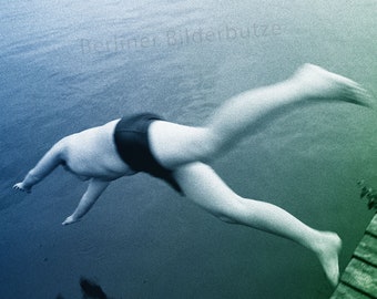 Fotografia “Vom Steg”, stampa fotografica di alta qualità, Brandeburgo, 20 x 20 cm, regalo fotografico