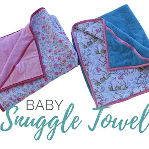 Snuggle Towel - Baby Blanket Towel for After Bath Cuddling