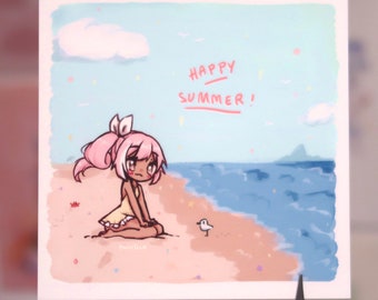 matte print - happy summer!