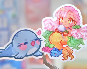 twirlimermaid + singing seal — 010, 011