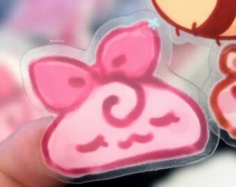 clear vinyl twirliroll sticker