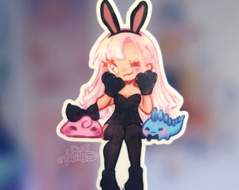 glossy vinyl sticker - twirlibun