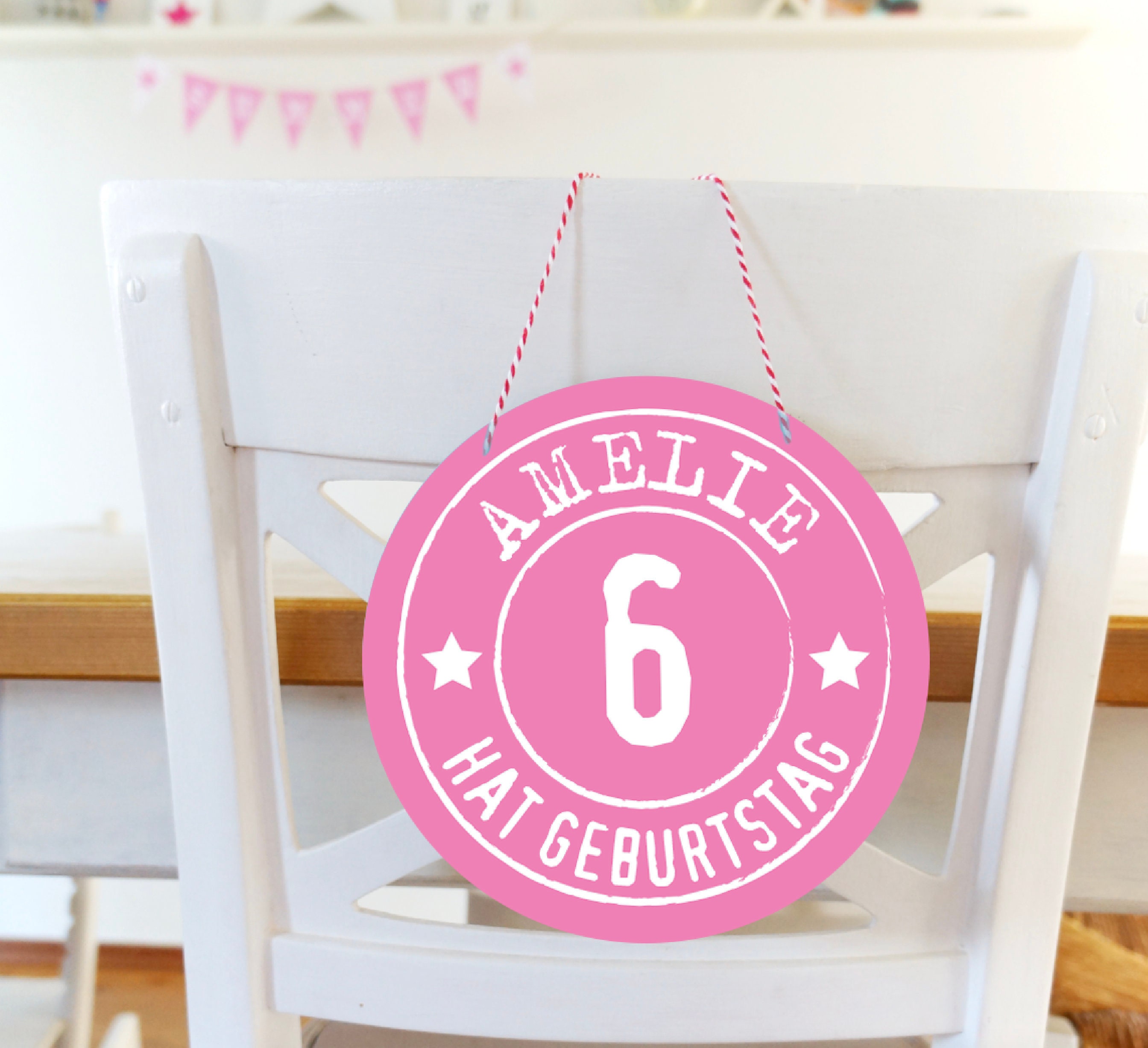 Geburtstagsschild für das Geburtstagskind Geburtstagsparty  Etsy