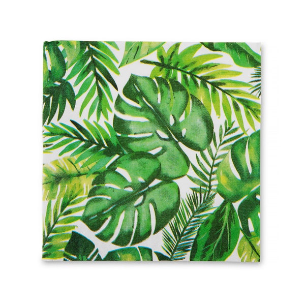 Tropical Paper Napkins | Jungle Safari Napkin Pack | Tropical Birthday Party Lunch Napkins | Wild One Tableware