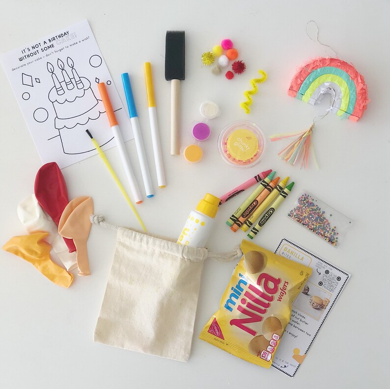 Art Birthday Box for Kids Arts and Crafts Care Package Art | Etsy