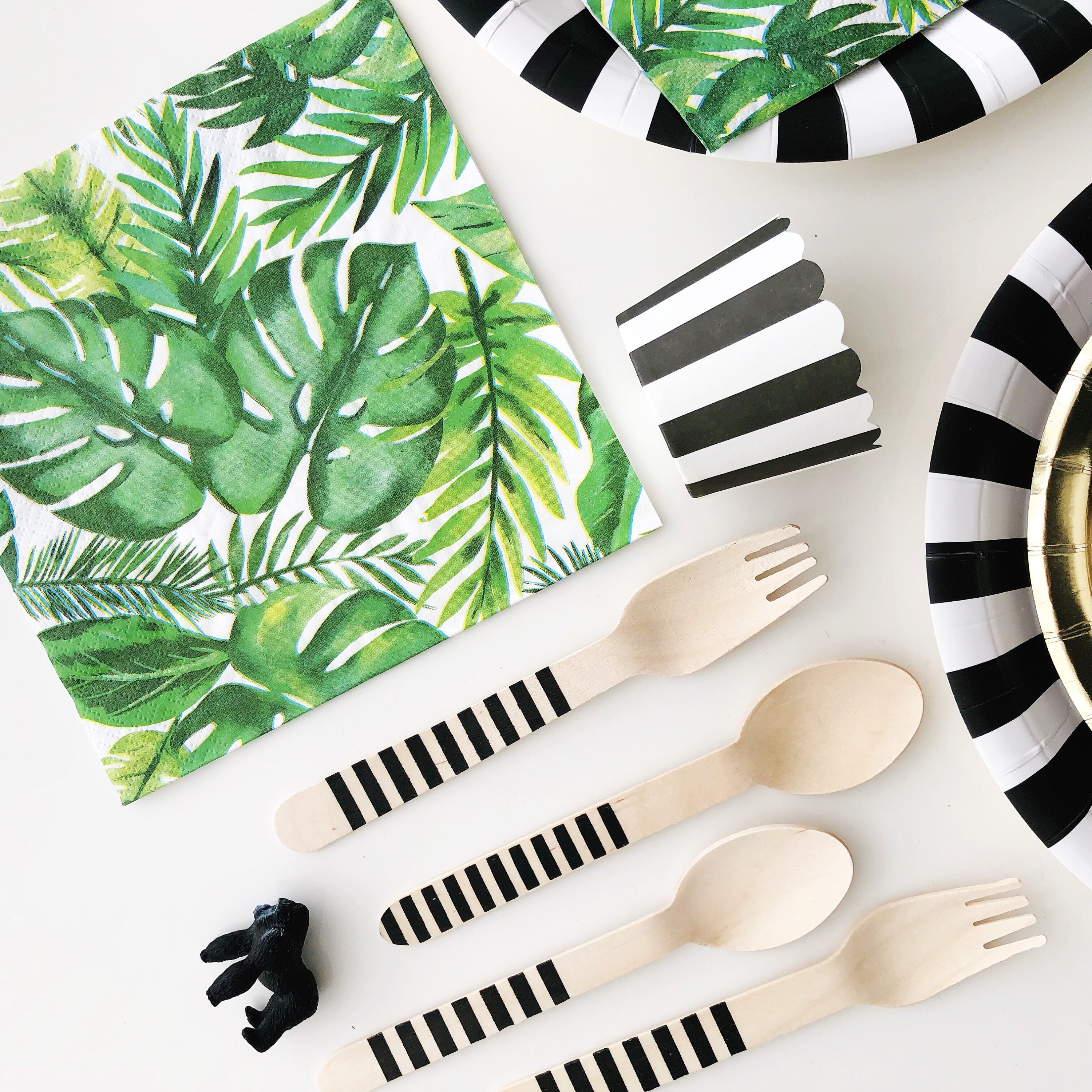 Tropical Paper Napkins Jungle Safari Napkin Pack Tropical Etsy