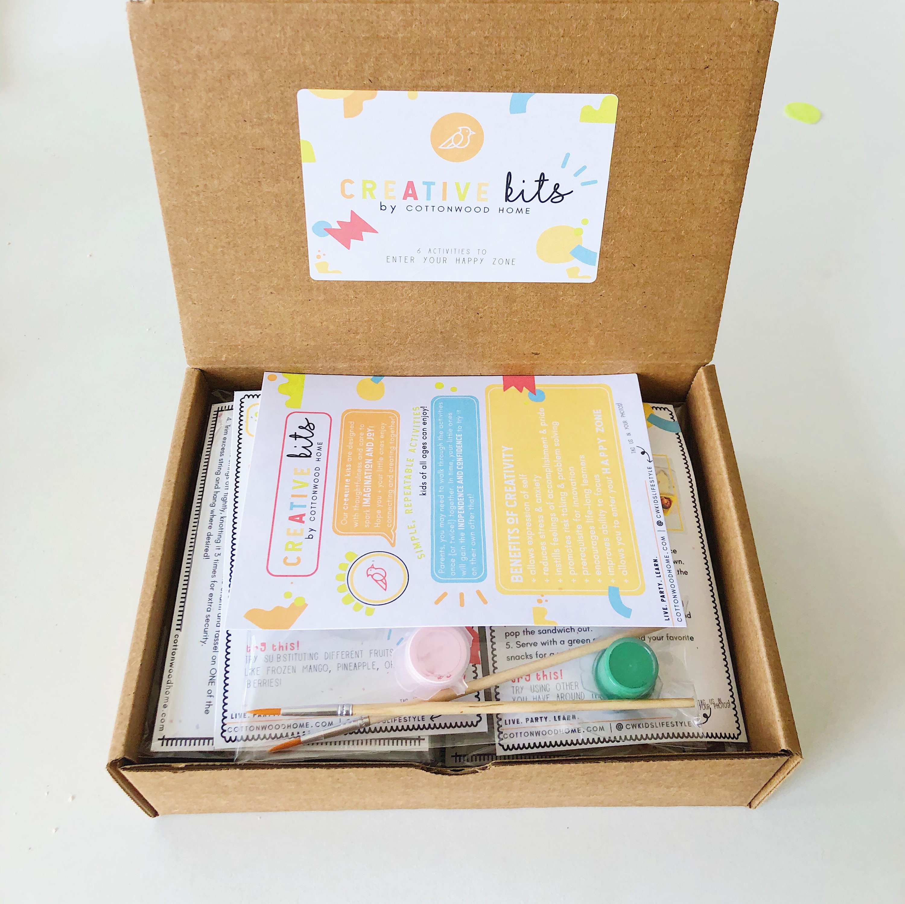 Summer Kids Busy Box | Kids Craft Kit | Easy At-home DIY Craft