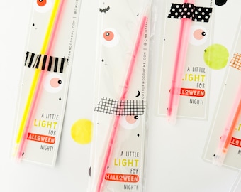 Glow Stick Halloween Handout Kit | Non-Candy Party Favor