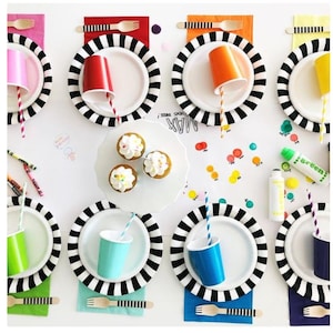 Rainbow Art Theme Party Kit. Kids Birthday Party Decor. Colorful Rainbow Art Party. Party In a Box. Rainbow Decor