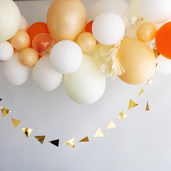 Orange Balloon Garland Kit. Sweet Clementine Tangerine Balloon Garland. Orange Baby Shower Decor. Cutie Theme DIY Balloon Garland Kit