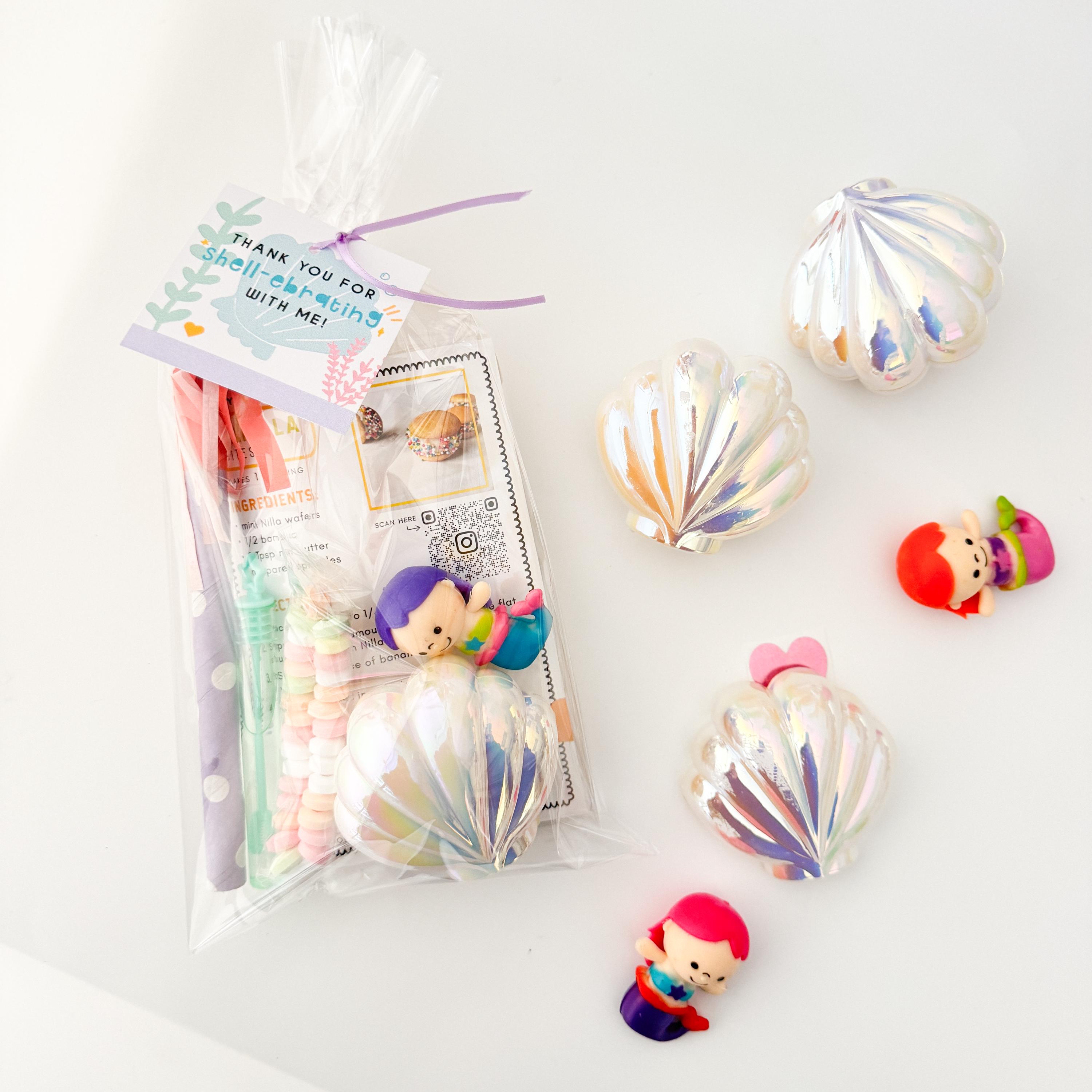 Kids Mermaid Party Favor Bag | Kids Birthday Under the Sea Birthday ...