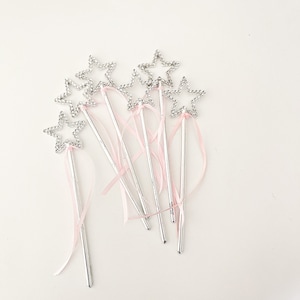 6 Count Mini Princess Magic Wands | Kids Birthday Princess Birthday Party Favor | Princess Theme Guest Favor | Princess Handouts