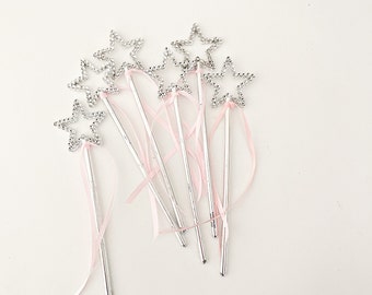 6 Count Mini Princess Magic Wands | Kids Birthday Princess Birthday Party Favor | Princess Theme Guest Favor | Princess Handouts