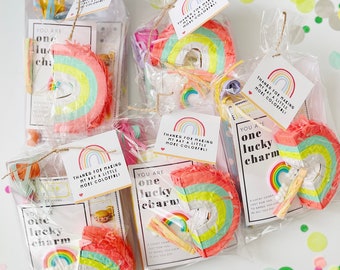 Deluxe Kids Rainbow Party Favor Bag | Kids Birthday Unicorn Birthday Party | Rainbow Theme Guest Favor | Rainbow Handouts