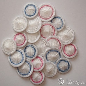 Laundry buttons twine buttons white diameter 15 mm 10 pieces/pack buttons image 2