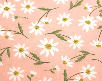 R - REDUCED cotton fabric Ökotex ~ pink daisies ~ Florencia Flowers Millefleurs series